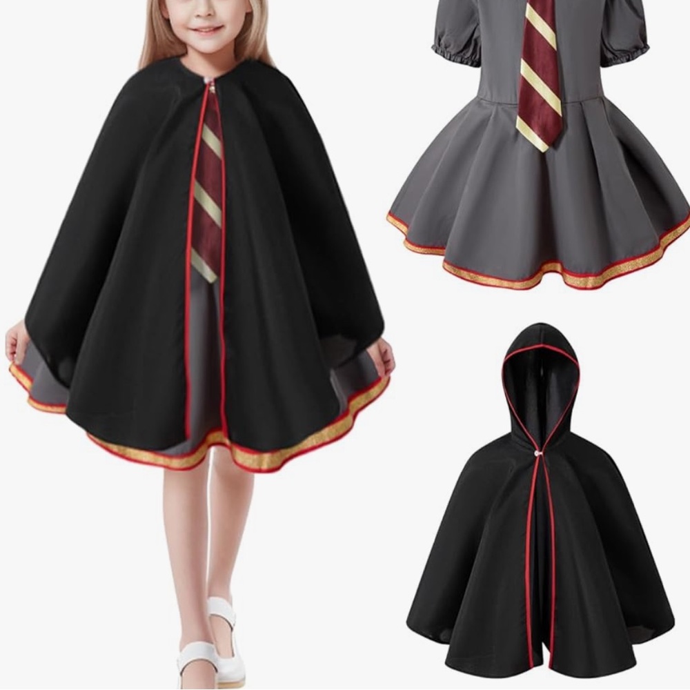 MOMMY'S NEW MAN Amazon NWT Toddler Girls Halloween ‘Harry Potter’ Wizard Costume